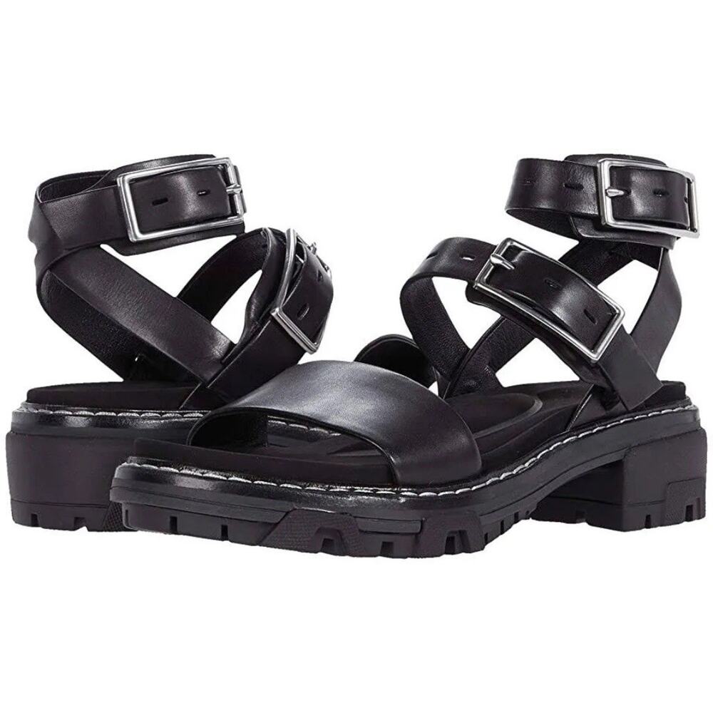 rag & bone Black Chunky Sandals